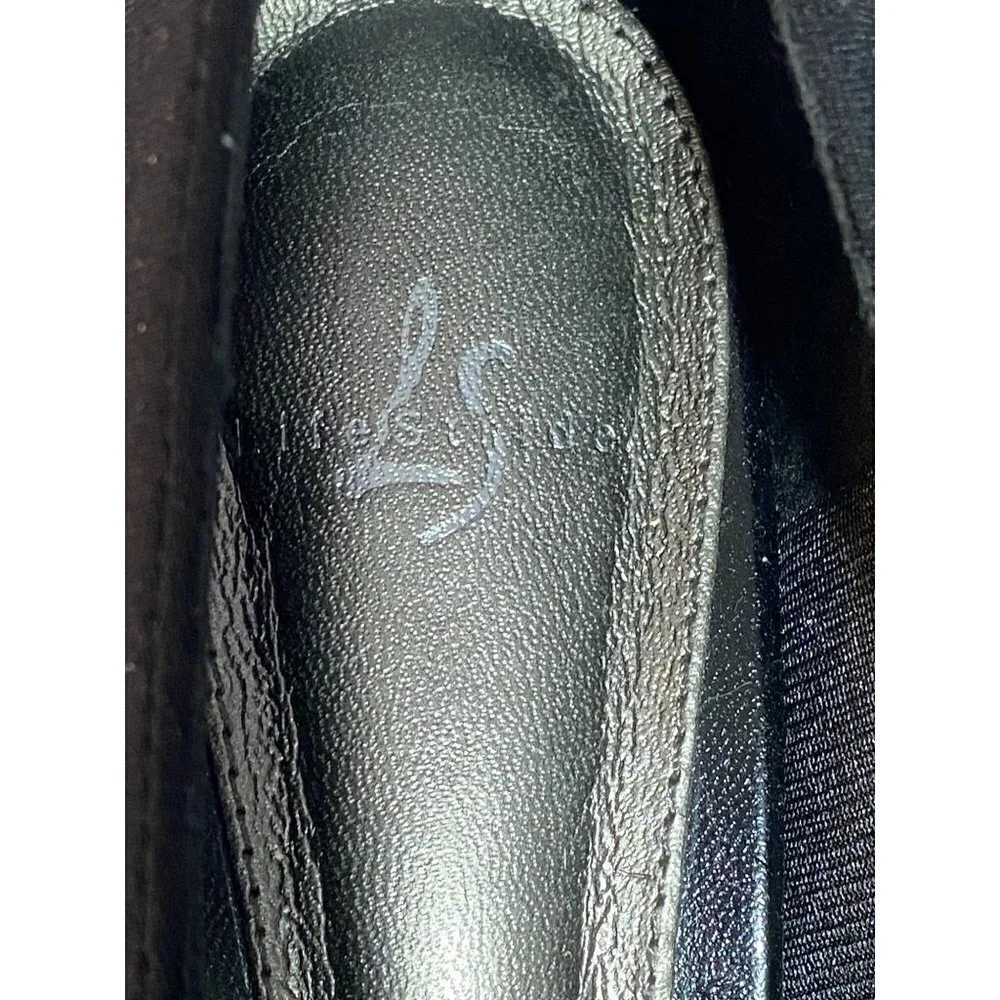 Life Stride‎ Shoes Women's 8 M Sofia Crossover Pump Slip On Black Fabric